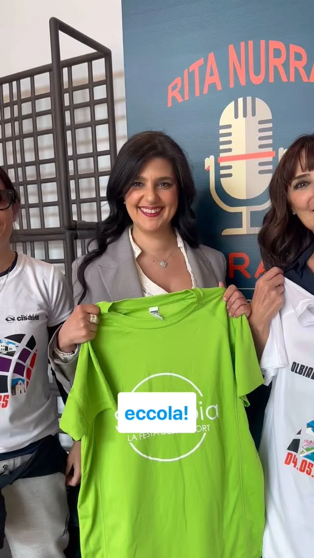 🎤 Se lo dice Maria Giovanna Cherchi… è una garanzia!

La voce più amata della Sardegna ci invita a partecipare alla StraOlbia, la corsa/camminata non competitiva che il 4 maggio animerà Olbia con energia, sorrisi e comunità!

🏃‍♀️ 7,3 km aperti a tutti
🎽 Medaglia per chi taglia il traguardo
👟 Da vivere con amici, famiglia e con tutta la città

💬 Maria Giovanna ci mette il cuore… ora tocca a te!
📍Iscriviti online da SPORTIT in viale Aldo Moro, Olbia
Sino al 2 maggio e poi direttamente in piazza Crispi il 3 ed il 4 maggio!!
Non perdere l’occasione: vieni a vivere la corsa che fa bene al cuore!

#StraOlbia #Olbia21 #MariaGiovannaCherchi #RunWithUs #CorsaPerTutti #SportItOlbia #OlbiaSiMuove #4Maggio2025